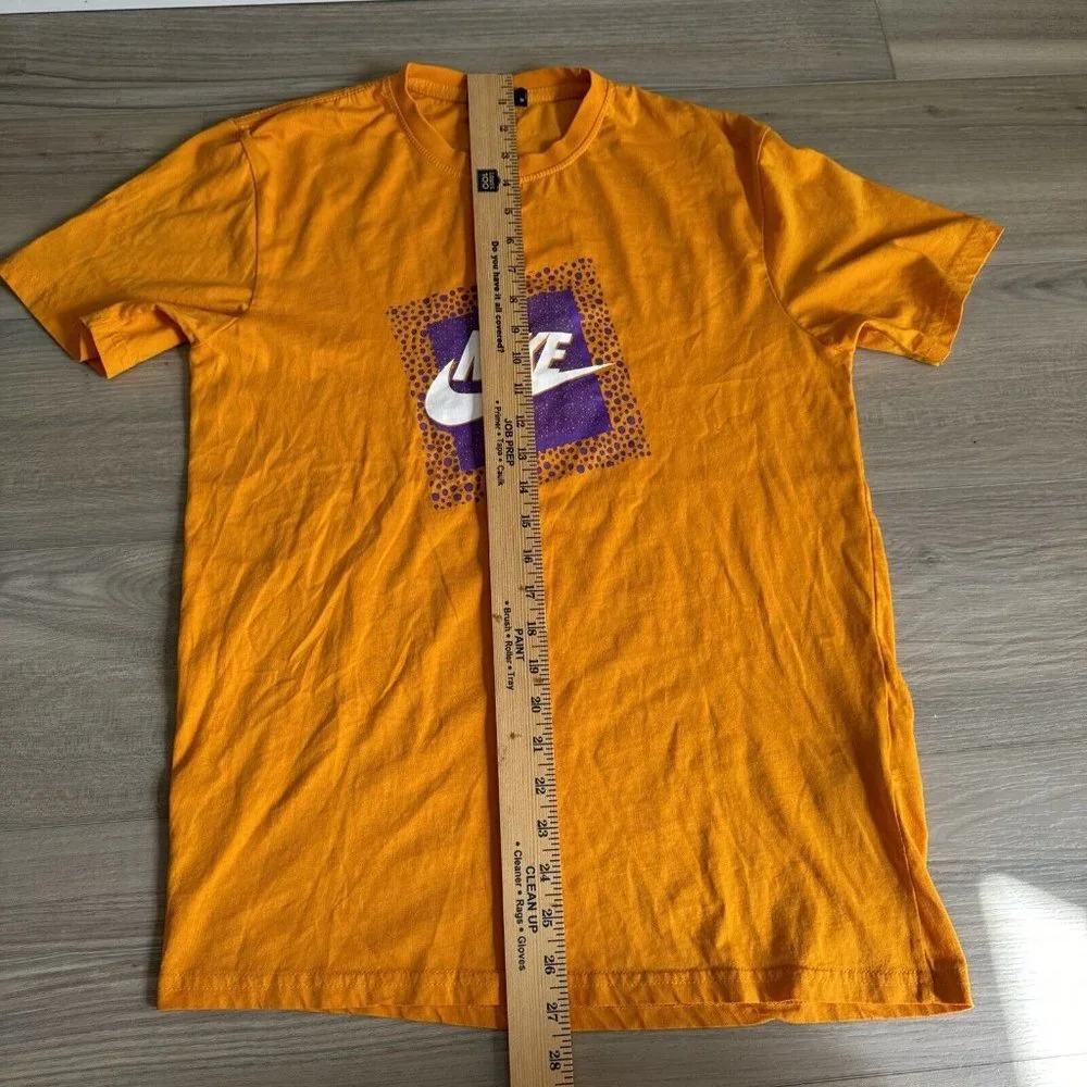 Vintage NIKE Orange Yellow Purple Lakers Shirt Men’s Size‎ Medium VTG
